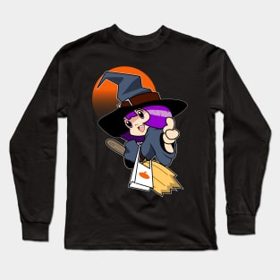 Halloween Witch Long Sleeve T-Shirt